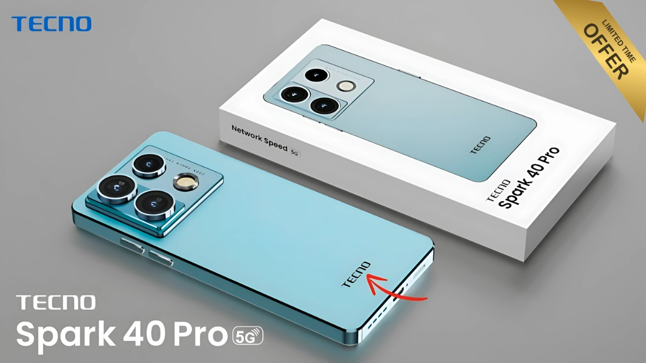 Tecno Spark 40 Launched in India with 8GB RAM, 5000mAh Battery and 32MP Selfie Camera