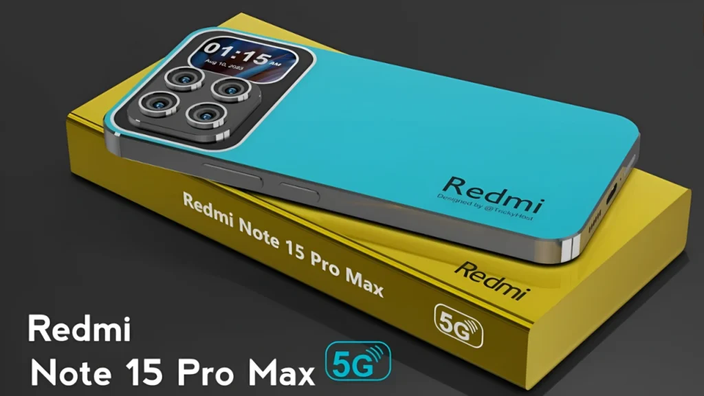 Redmi Note 15 Pro Max 5G Launched – 200MP Camera, Stylish Design & 8000mAh Battery