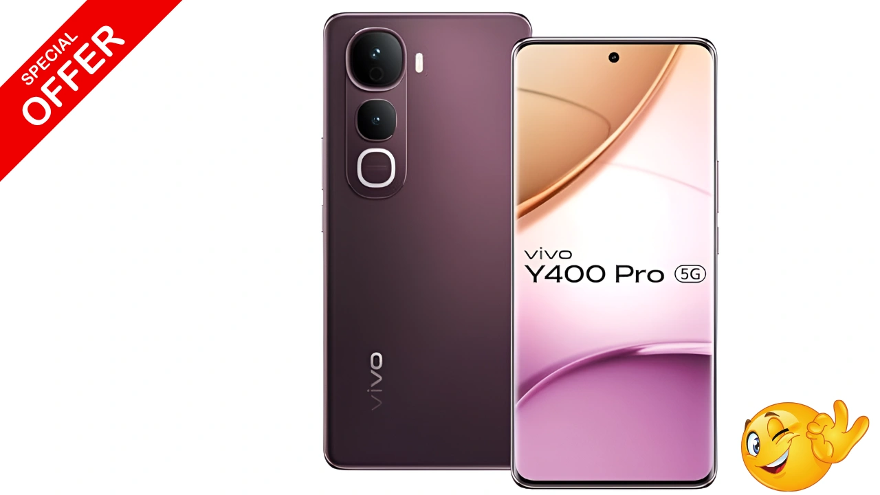 Vivo Y400 Pro 5G (Nebula Purple, 8GB RAM, 256GB Storage)