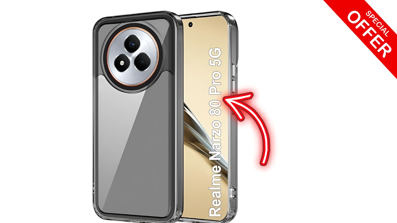 Amazon Basics Back Case Cover for Realme Narzo 80 Pro 5G