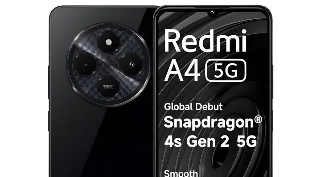 Redmi A4 5G – Affordable 5G Smartphone with Large Display and Dual Camera