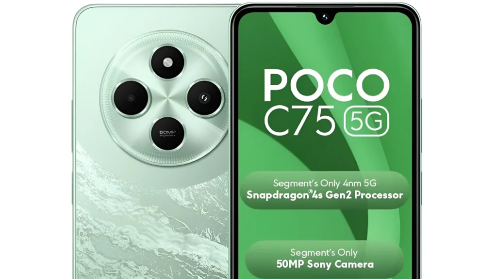 POCO C75 5G – Affordable 5G Smartphone with Stylish Design