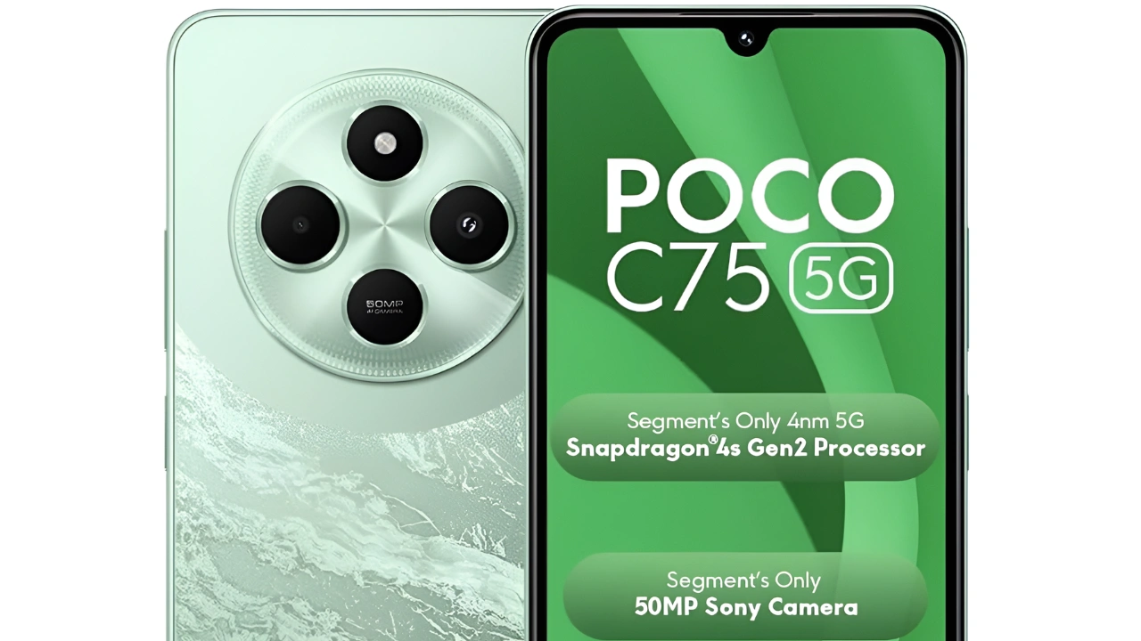 POCO C75 5G – Affordable 5G Smartphone with Stylish Design