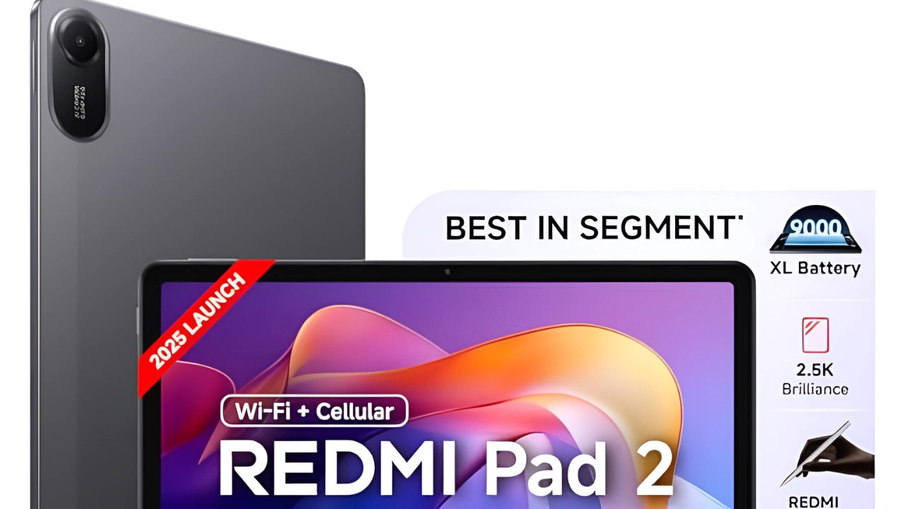 Redmi Pad 2 Wi-Fi + Cellular – Powerful, Portable, and AI-Enabled
