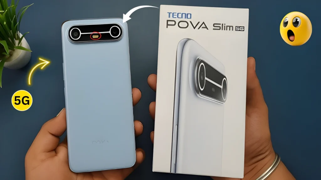 Tecno Pova Slim 5G – World’s Slimmest Curved 5G Smartphone with AI Features