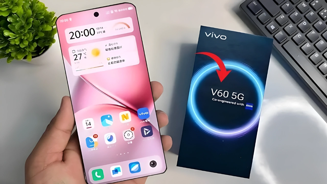 Vivo V60 Pro 5G Launched with 200MP Camera and 180W Fast Charging at ₹16,550