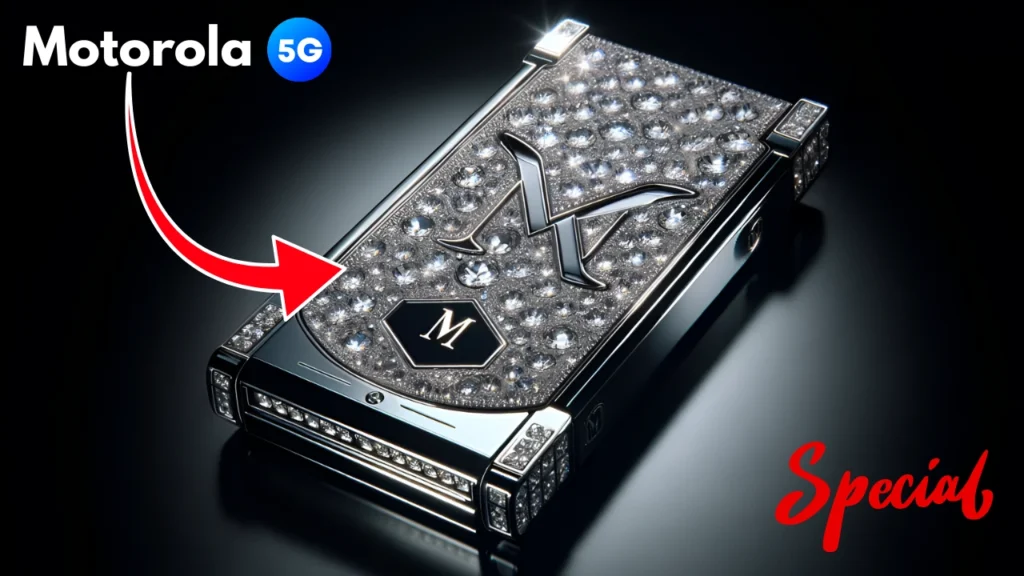 Motorola Swarovski 5G: Luxury Smartphone with 5000mAh Battery, 256GB Storage & Swarovski Crystal Design