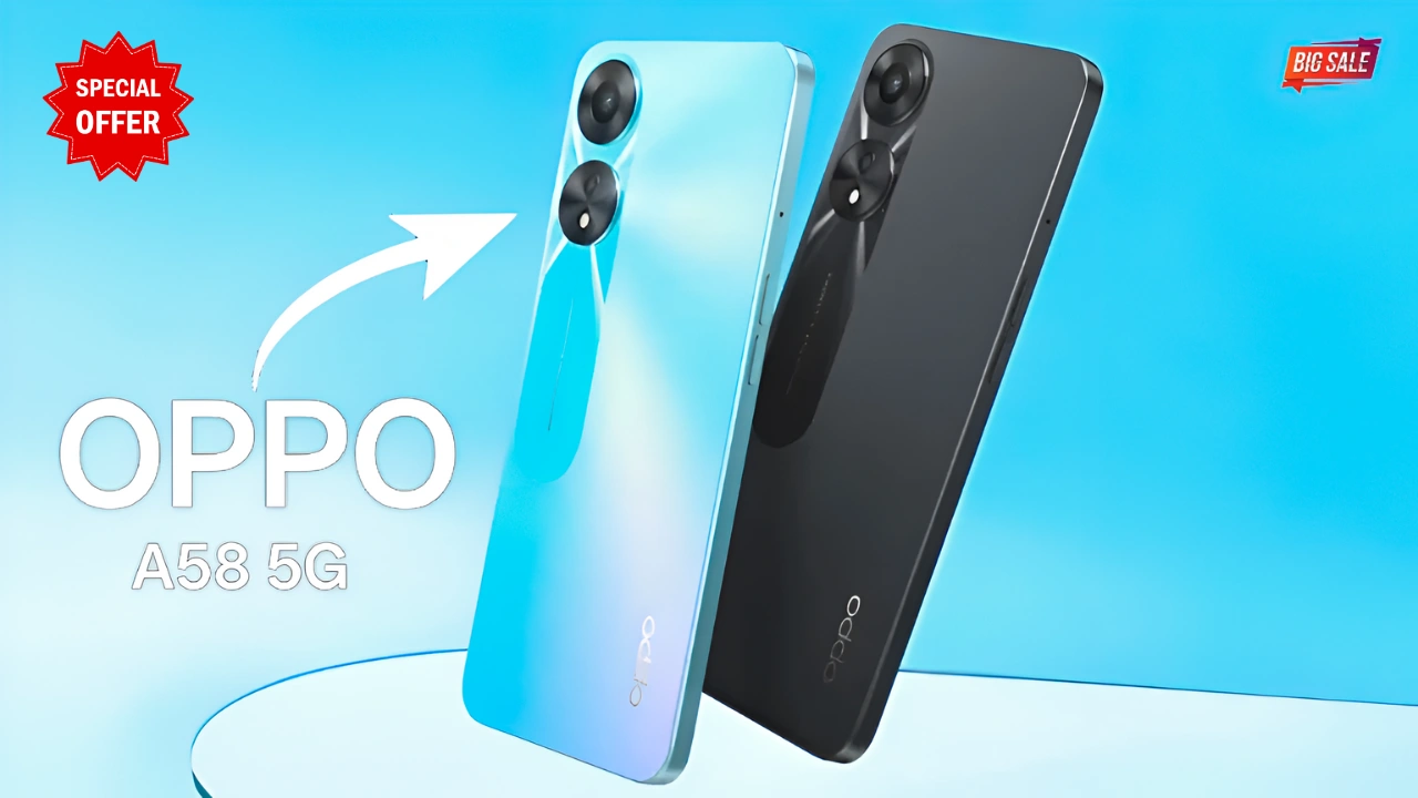 Oppo A58 5G Launched in India: 8GB RAM, 5000mAh Battery & Affordable Price